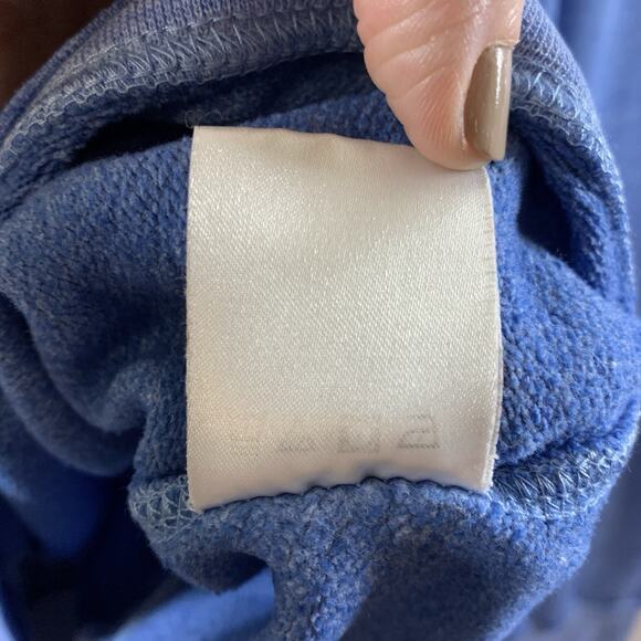 Vintage Starter Pro80 Heavyweight Sweatshirt Sz 2XL Blue Soft Thrashed Holes - Picture 14 of 15